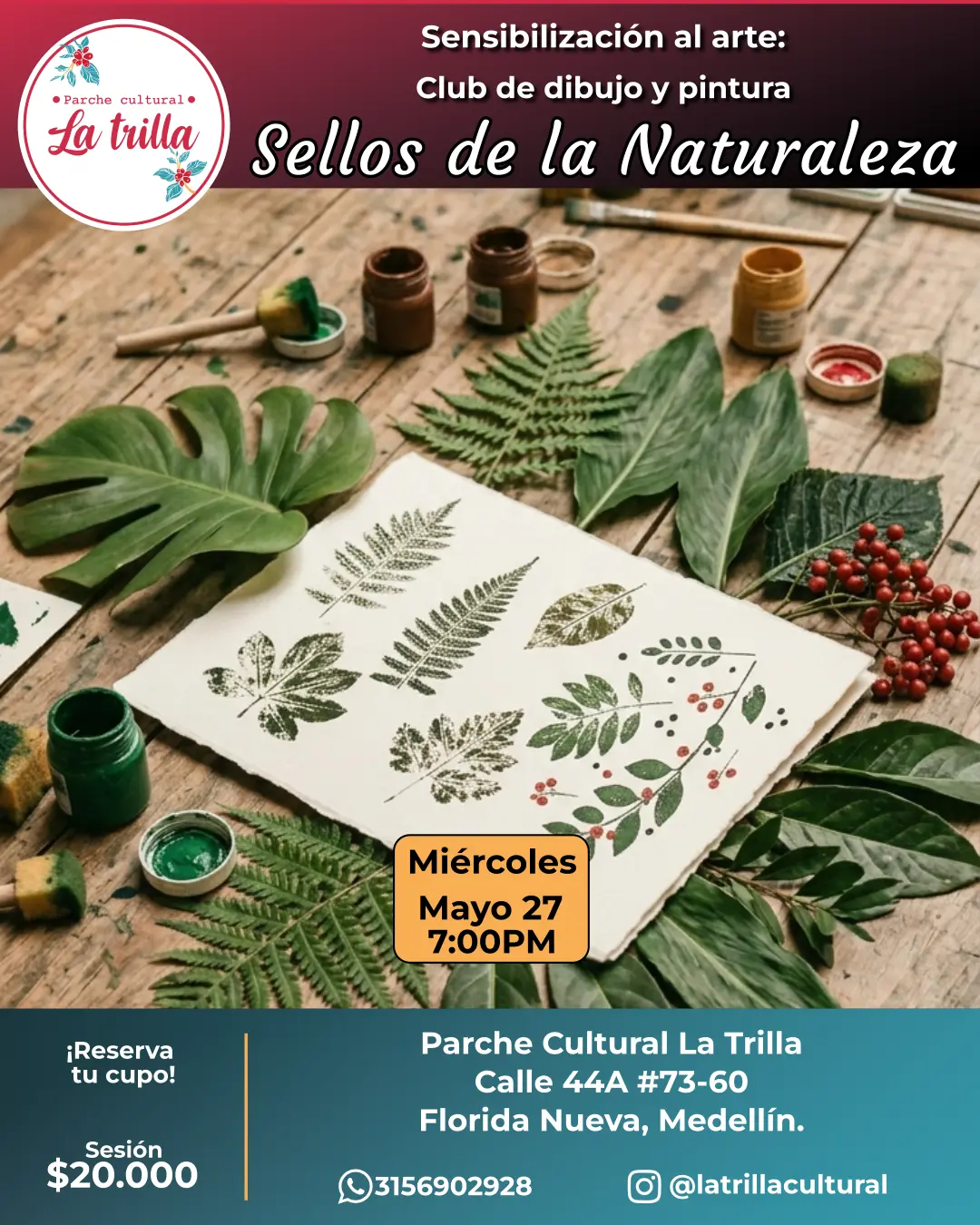 Club de pintura: sellos de la naturaleza