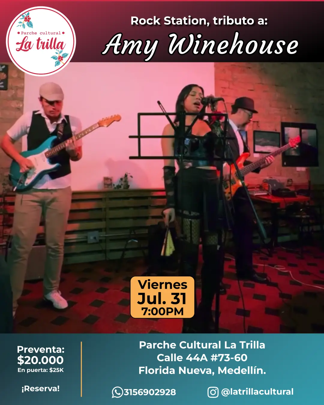 Rock Station, tributo a: Amy Winehouse en La Trilla