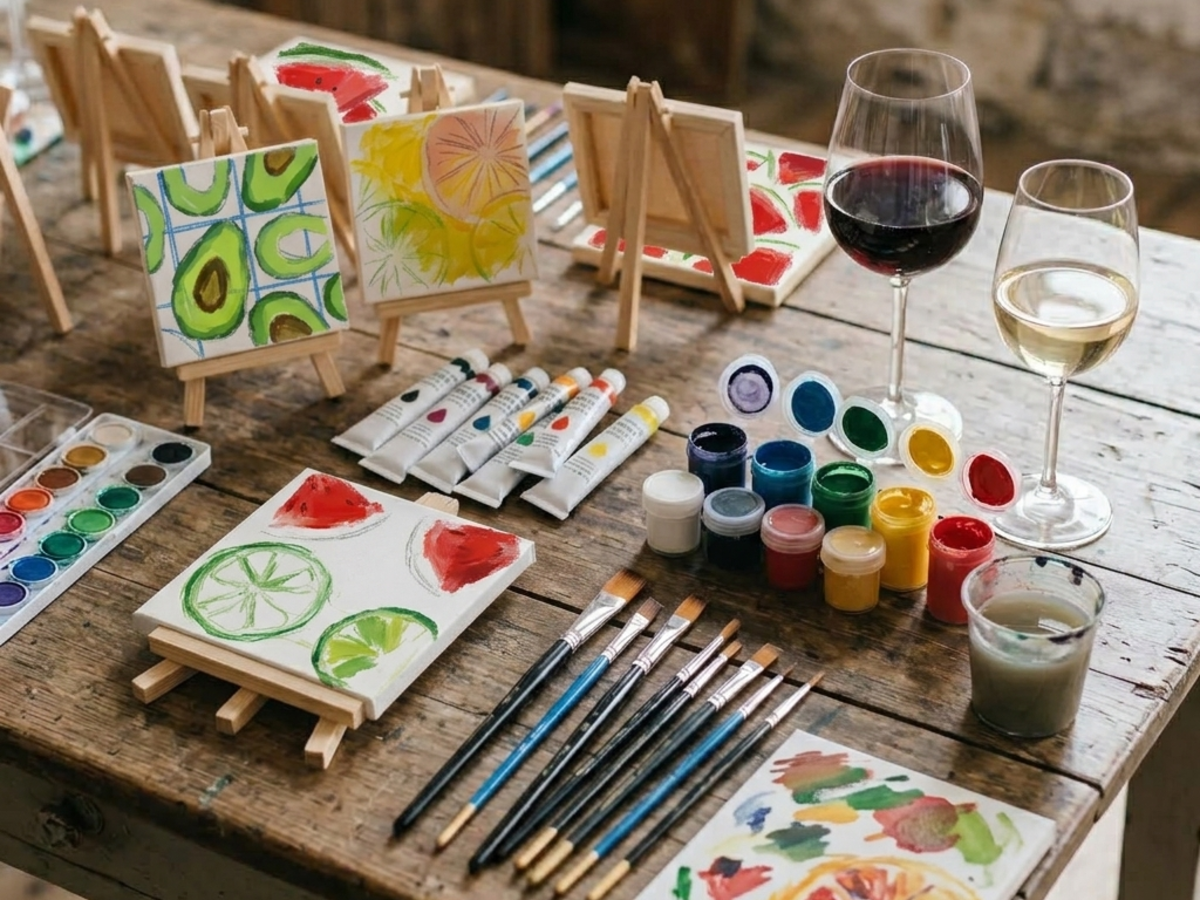 Club de pintura: Vino y Pintura