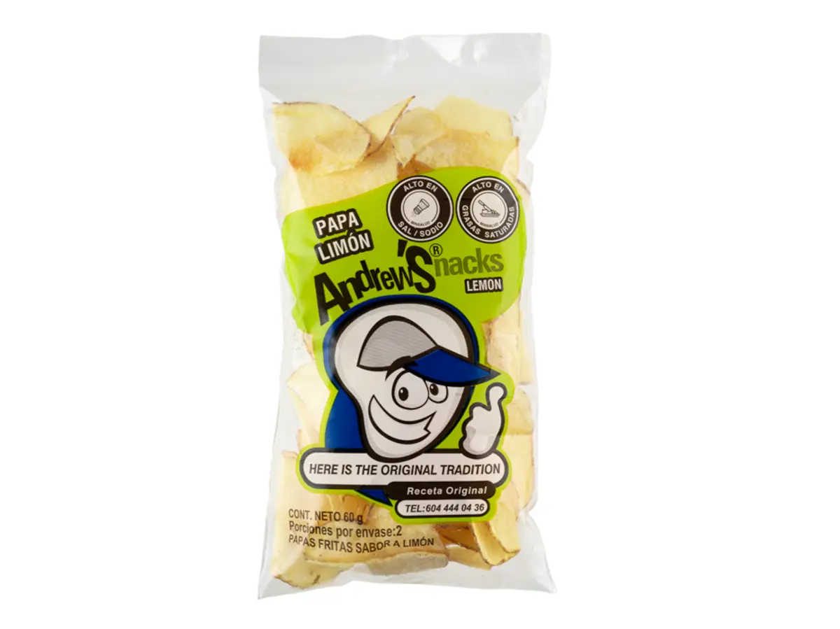 Papas chips Andrew''s